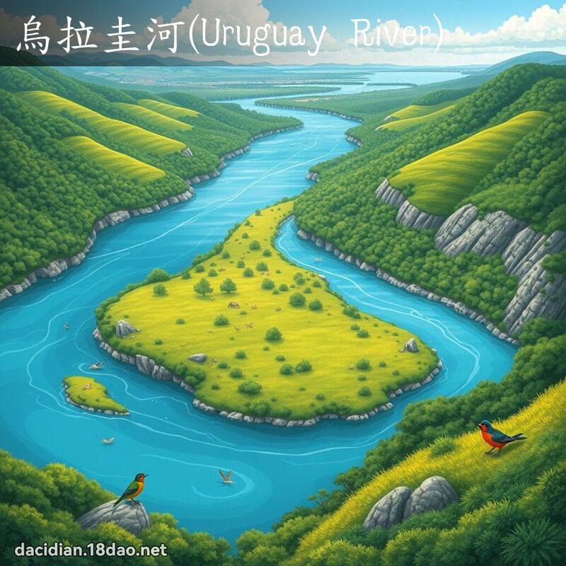 烏拉圭河(Uruguay River) - 國語大辭典配圖