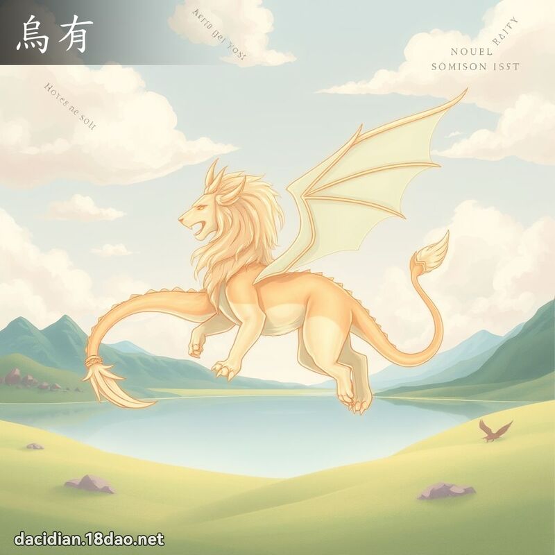 乌有 - 国语大辞典配图