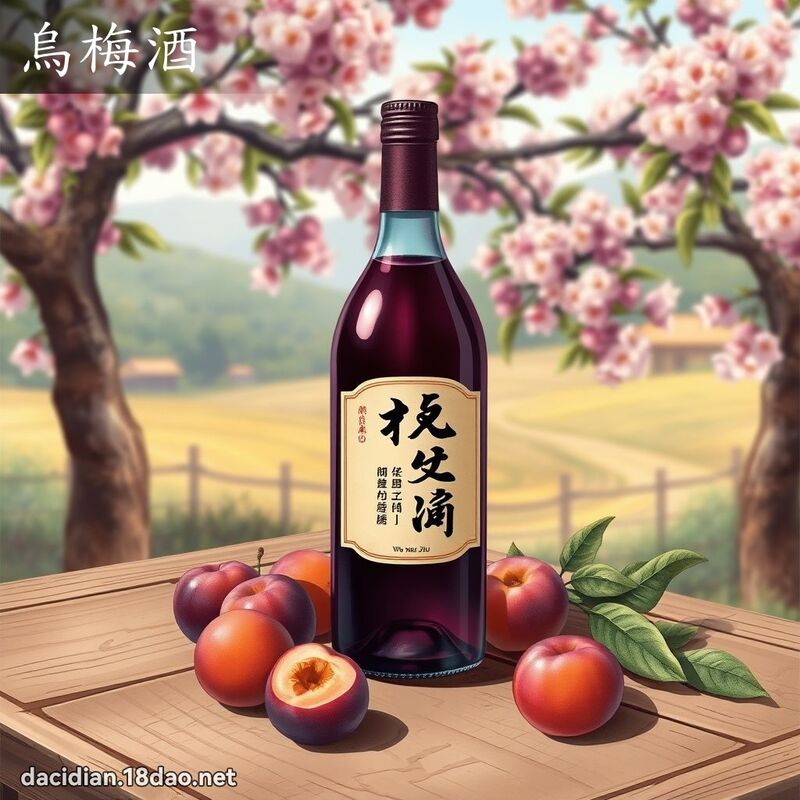 乌梅酒 - 国语大辞典配图