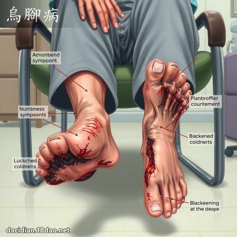 烏腳病 - 國語大辭典配圖