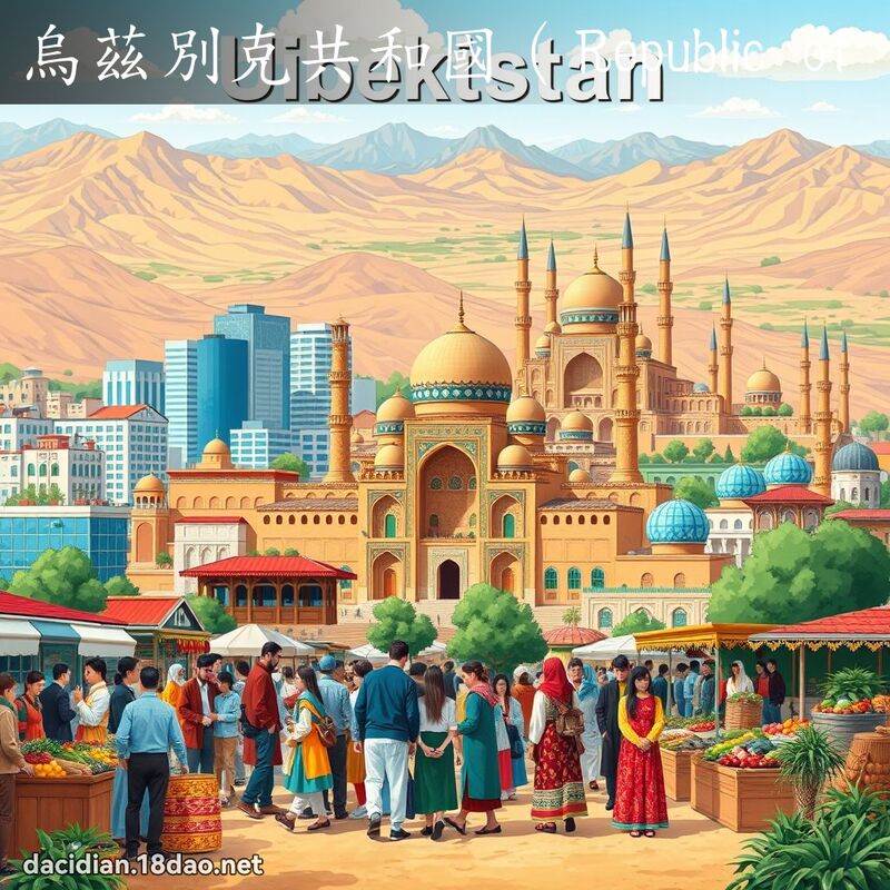 烏茲別克共和國（Republic of Uzbekistan） - 國語大辭典配圖