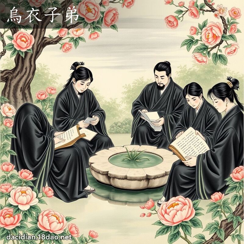 乌衣子弟 - 国语大辞典配图
