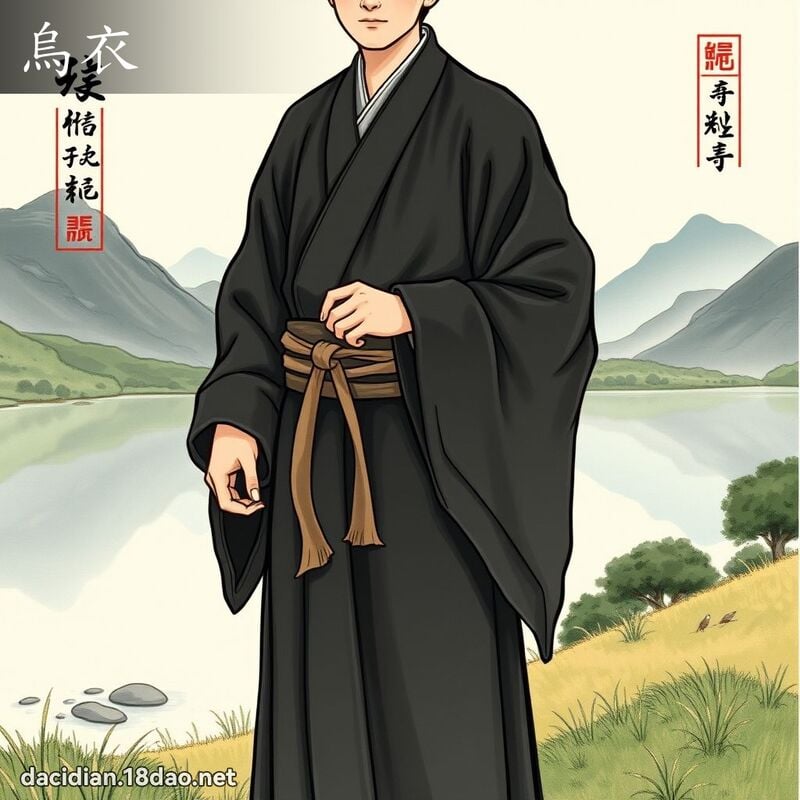 烏衣 - 國語大辭典配圖