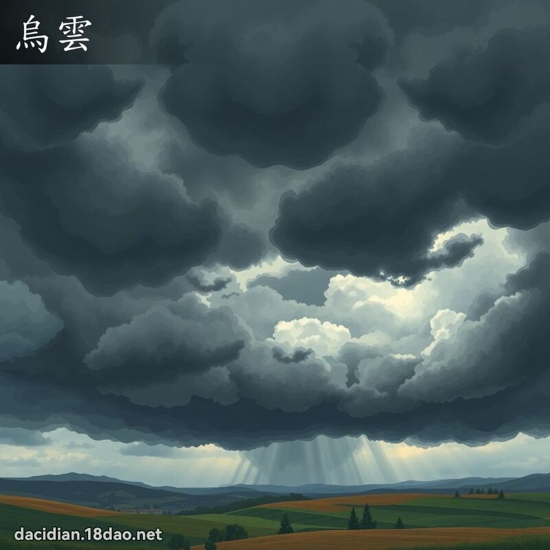 烏雲 - 國語大辭典配圖