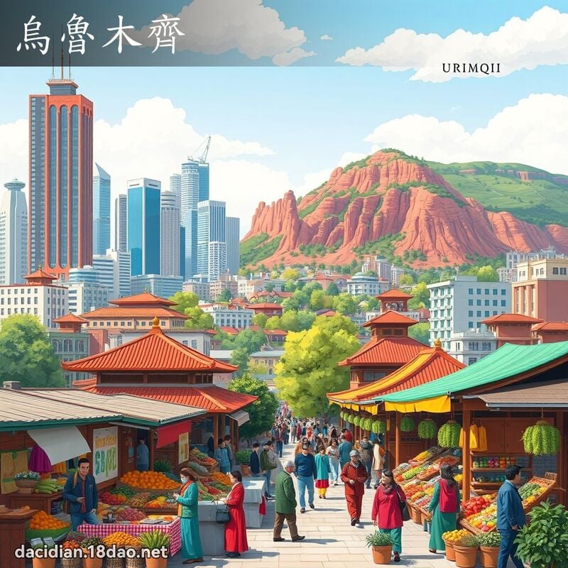 烏魯木齊 - 國語大辭典配圖