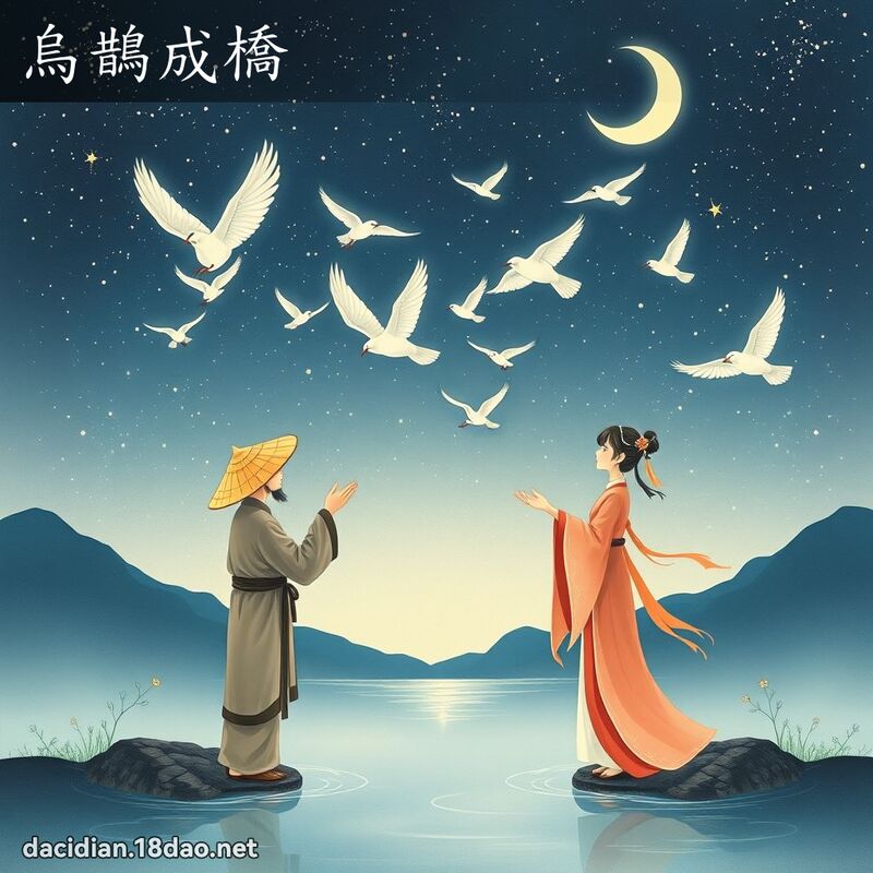 烏鵲成橋 - 國語大辭典配圖