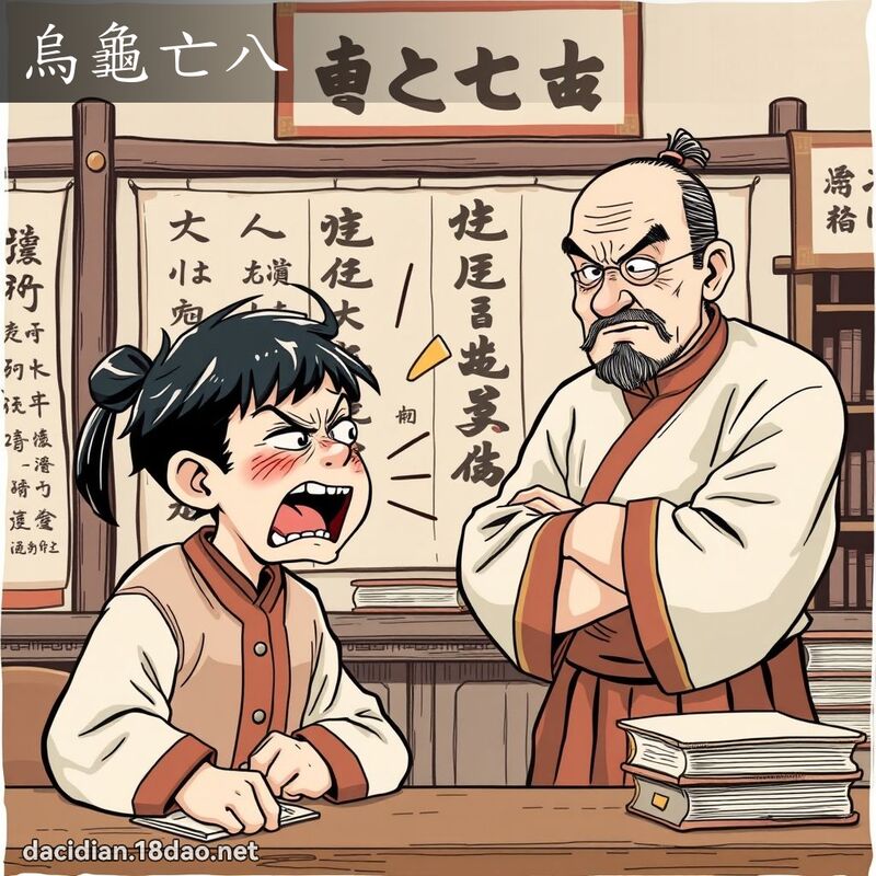 烏龜亡八 - 國語大辭典配圖