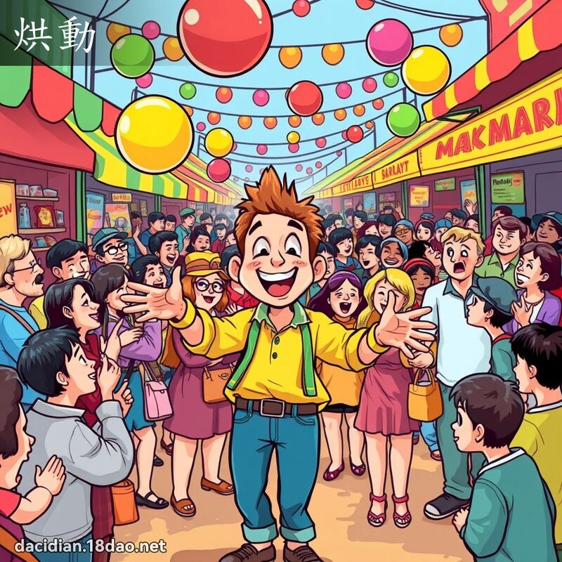 烘动 - 国语大辞典配图
