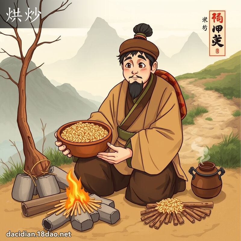 烘炒 - 国语大辞典配图