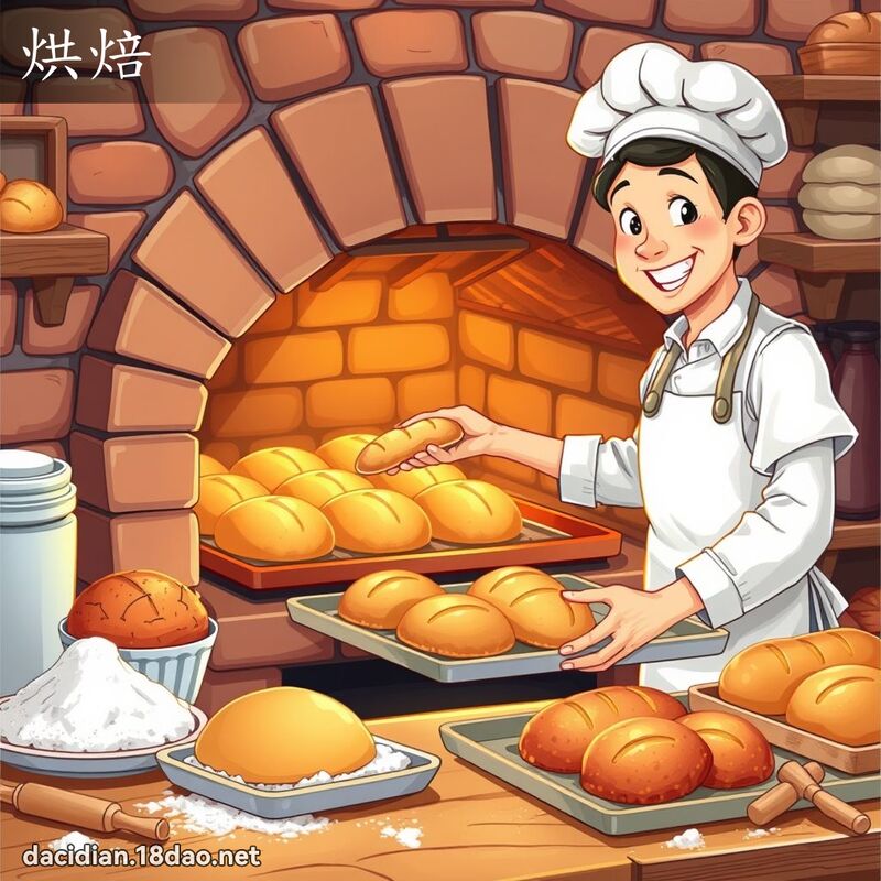 烘焙 - 國語大辭典配圖
