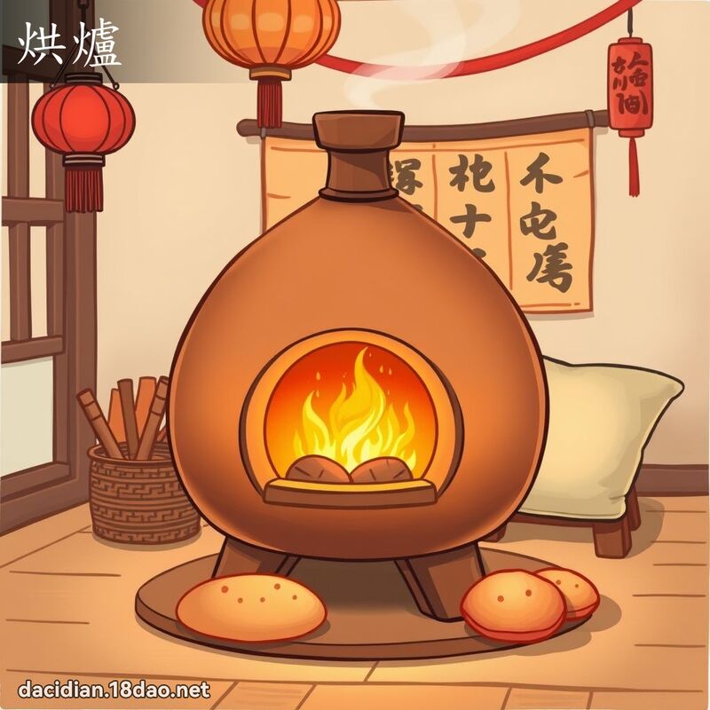烘爐 - 國語大辭典配圖