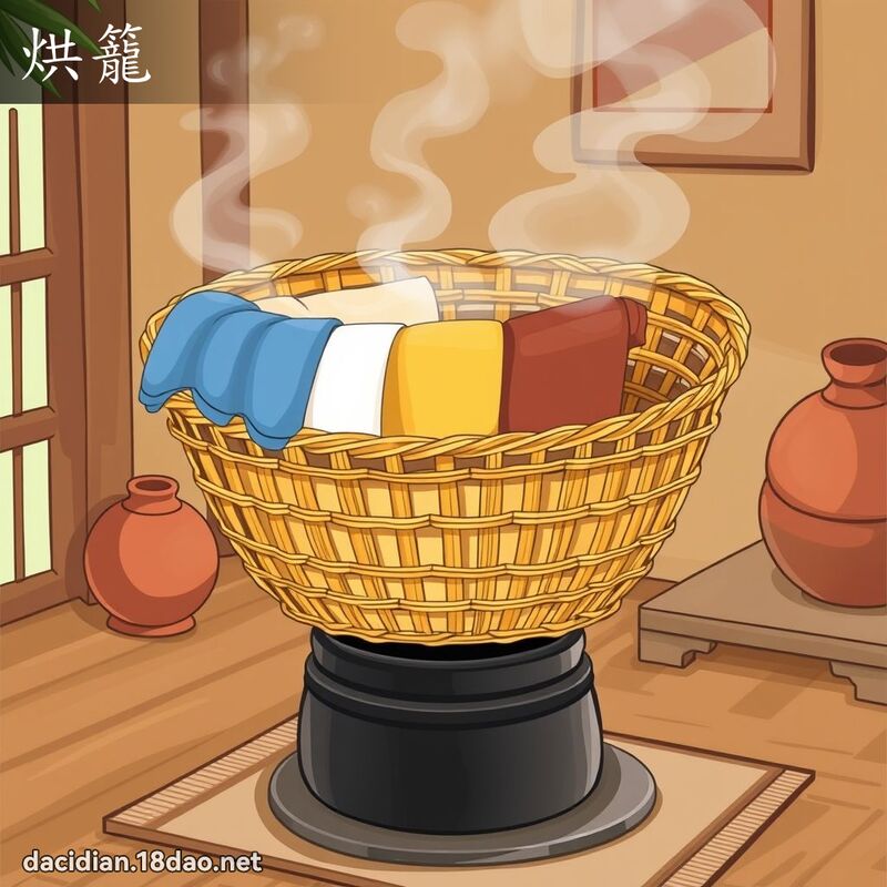 烘笼 - 国语大辞典配图