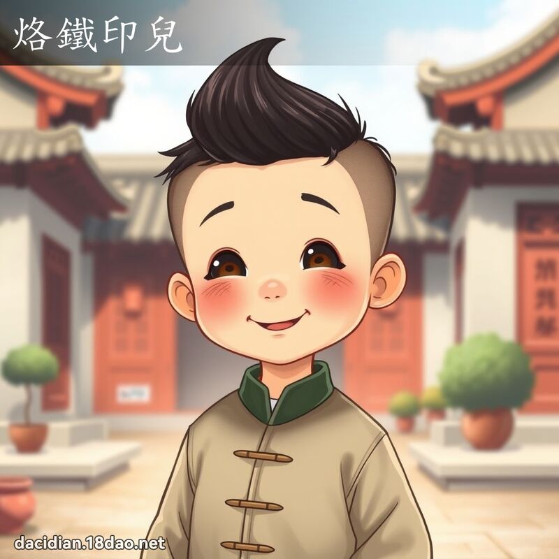 烙鐵印兒 - 國語大辭典配圖
