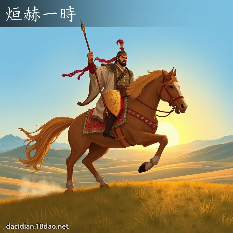 烜赫一时 - 国语大辞典配图