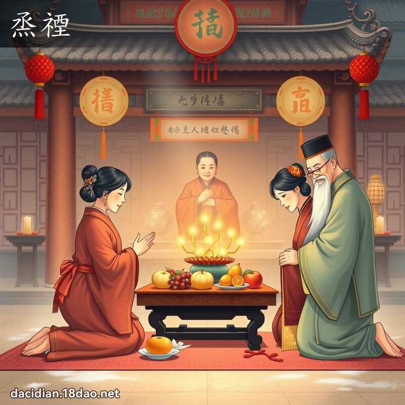 烝禋 - 國語大辭典配圖