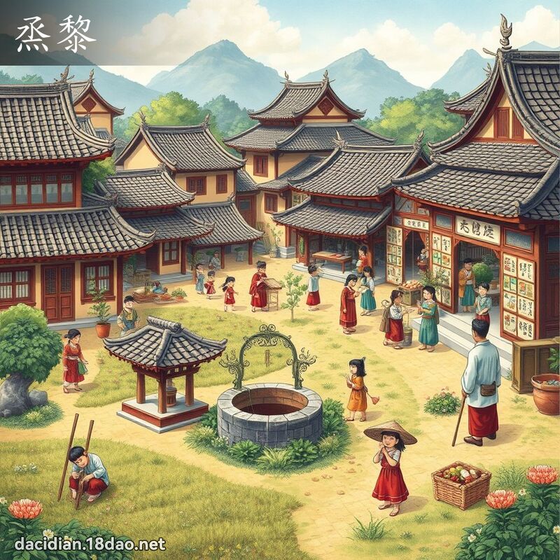 烝黎 - 國語大辭典配圖