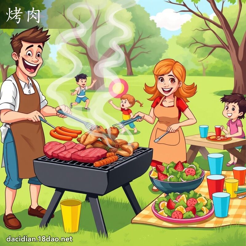 烤肉 - 國語大辭典配圖