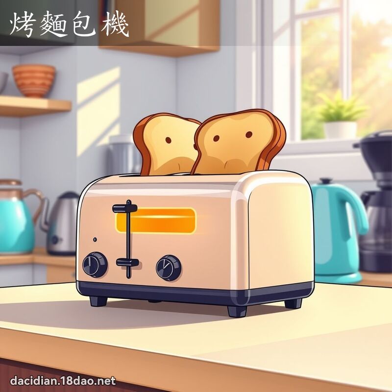 烤麵包機 - 國語大辭典配圖