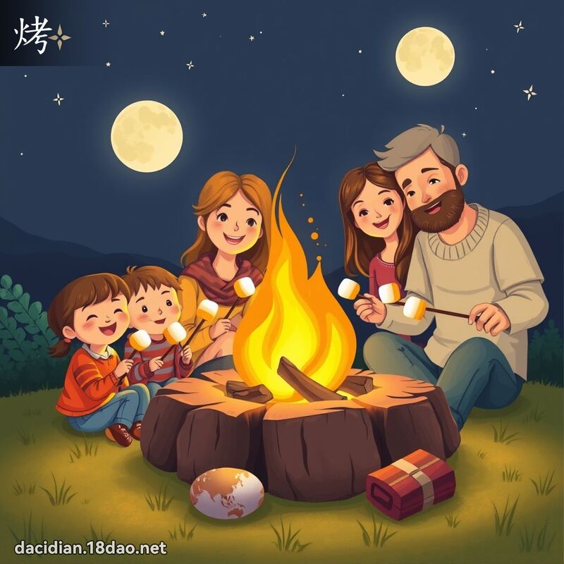 烤 - 國語大辭典配圖