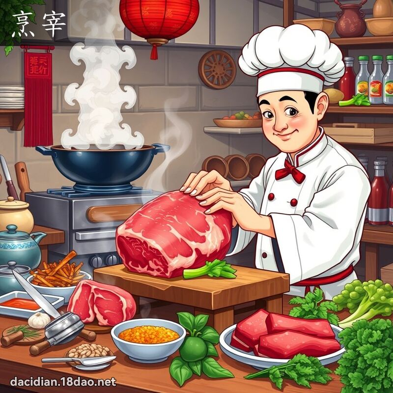 烹宰 - 國語大辭典配圖