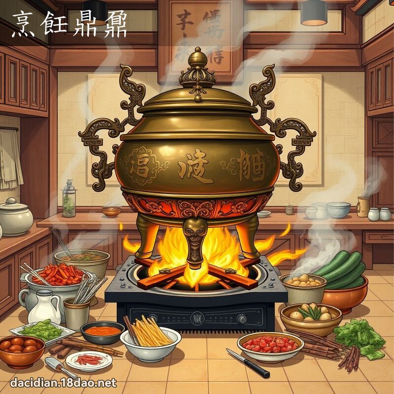 烹飪鼎鼐 - 国语大辞典配图