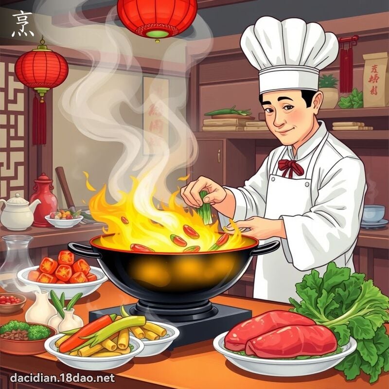 烹 - 国语大辞典配图