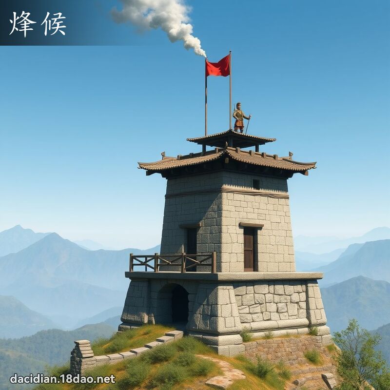 烽候 - 國語大辭典配圖