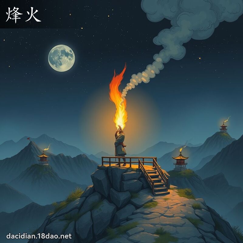 烽火 - 國語大辭典配圖