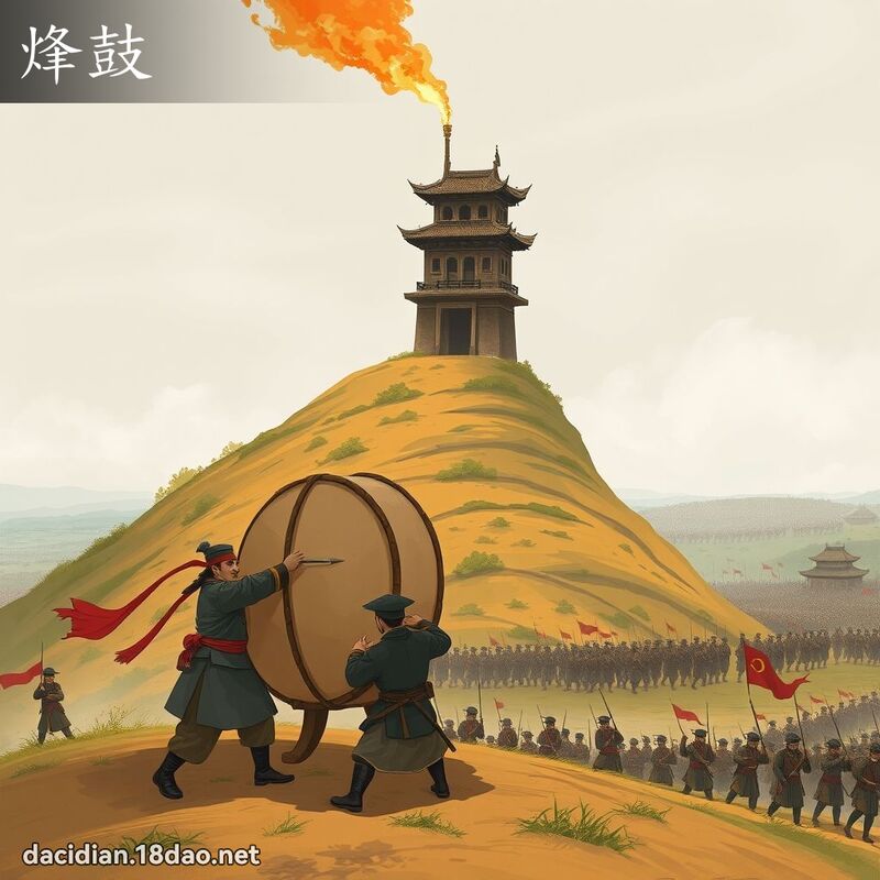 烽鼓 - 国语大辞典配图