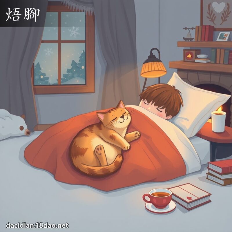 焐腳 - 國語大辭典配圖