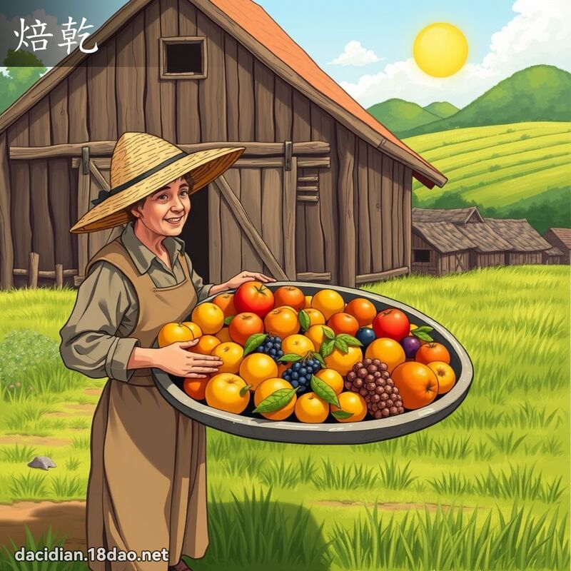 焙乾 - 國語大辭典配圖