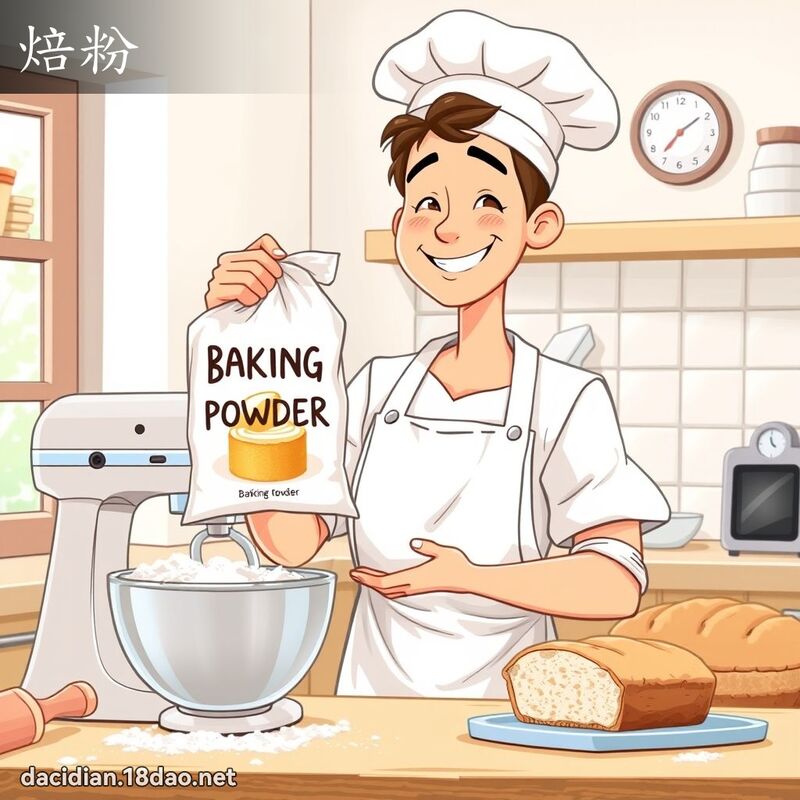 焙粉 - 國語大辭典配圖