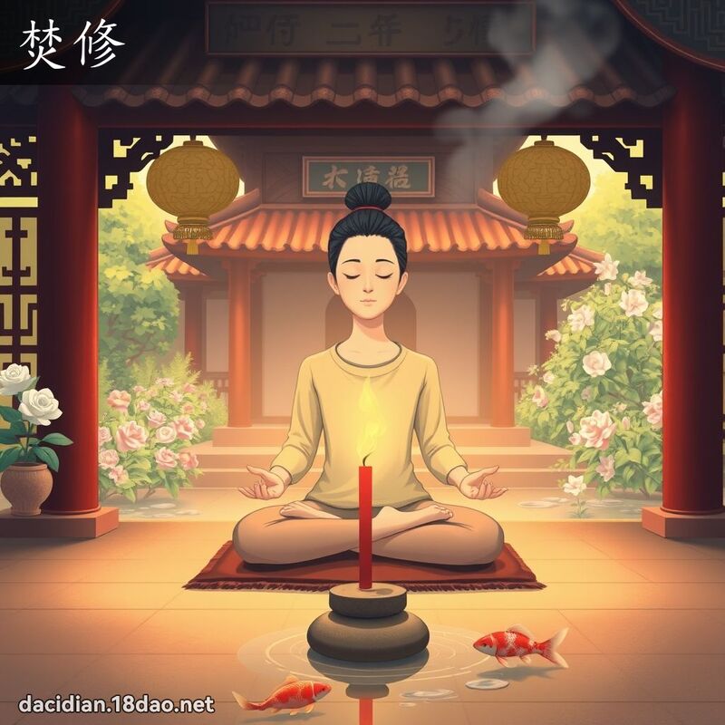 焚修 - 國語大辭典配圖