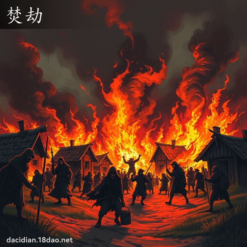焚劫 - 國語大辭典配圖