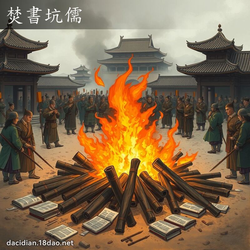 焚书坑儒 - 国语大辞典配图