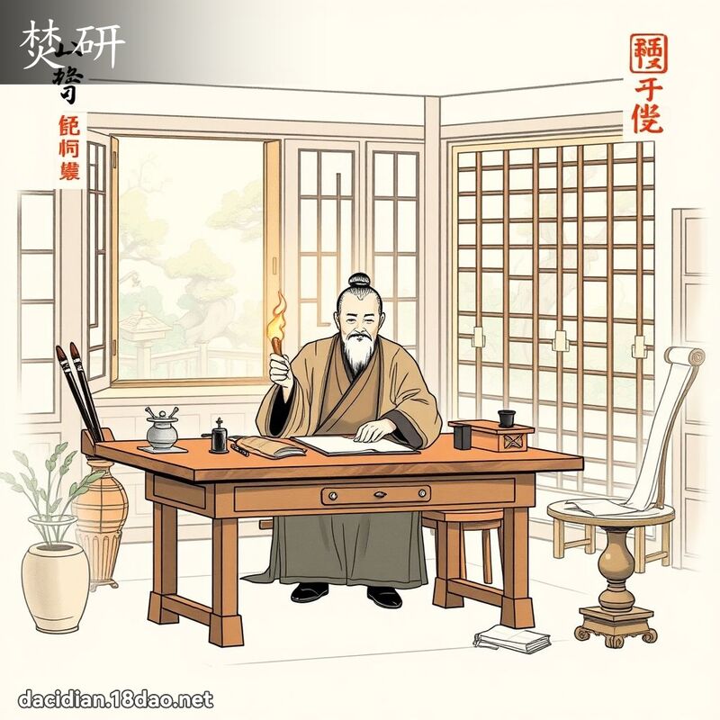 焚研 - 国语大辞典配图