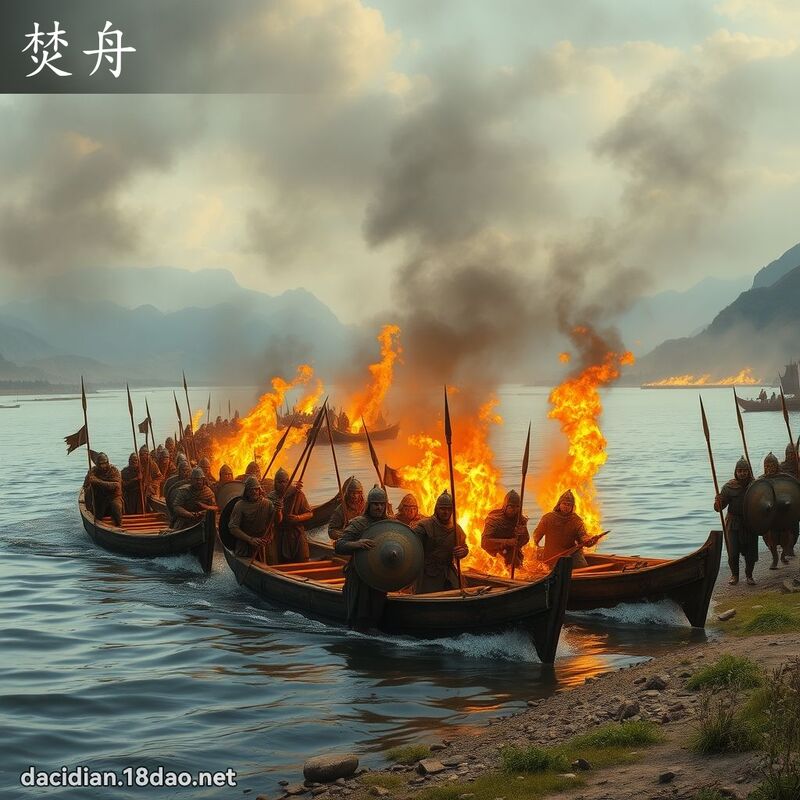 焚舟 - 国语大辞典配图