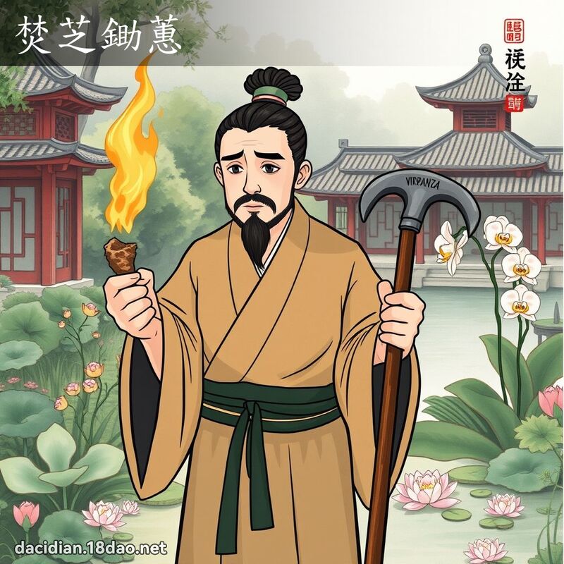 焚芝锄蕙 - 国语大辞典配图
