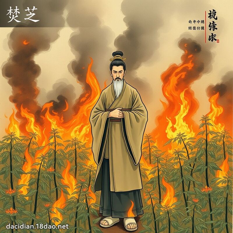 焚芝 - 國語大辭典配圖