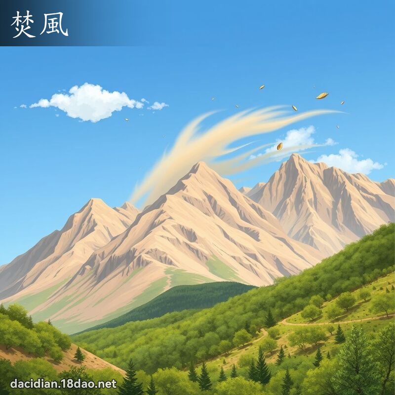焚風 - 國語大辭典配圖