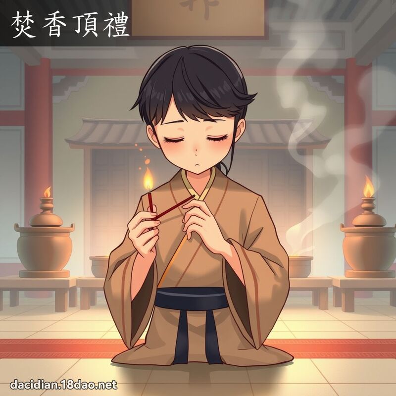 焚香頂禮 - 國語大辭典配圖