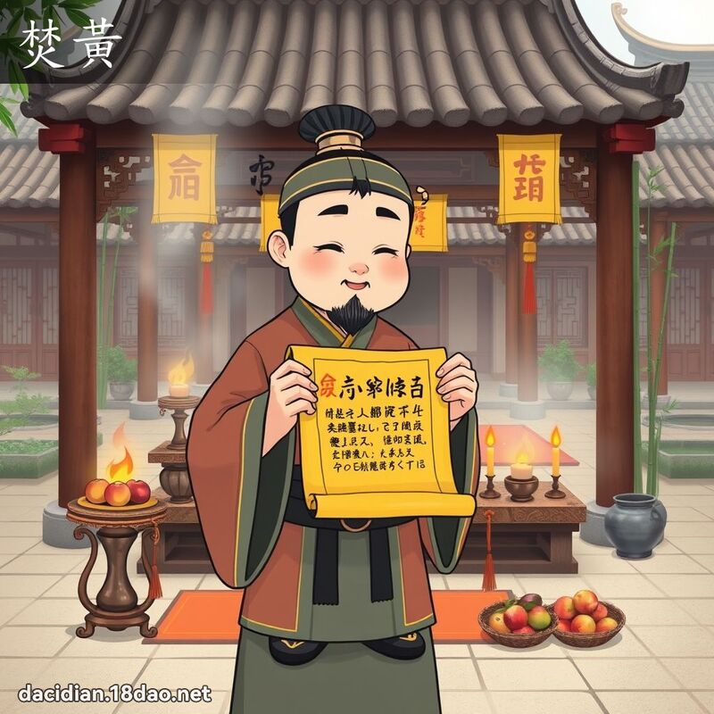 焚黄 - 国语大辞典配图