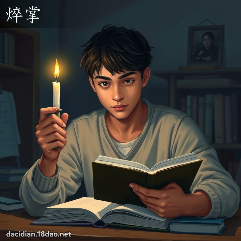焠掌 - 國語大辭典配圖