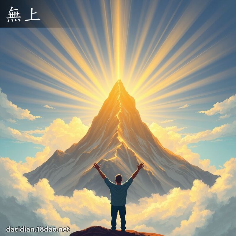 無上 - 國語大辭典配圖