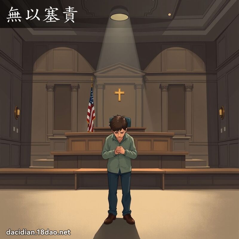 无以塞责 - 国语大辞典配图