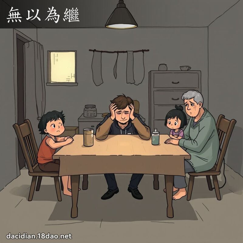 無以為繼 - 國語大辭典配圖