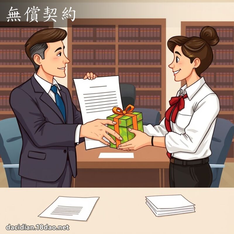 無償契約 - 國語大辭典配圖