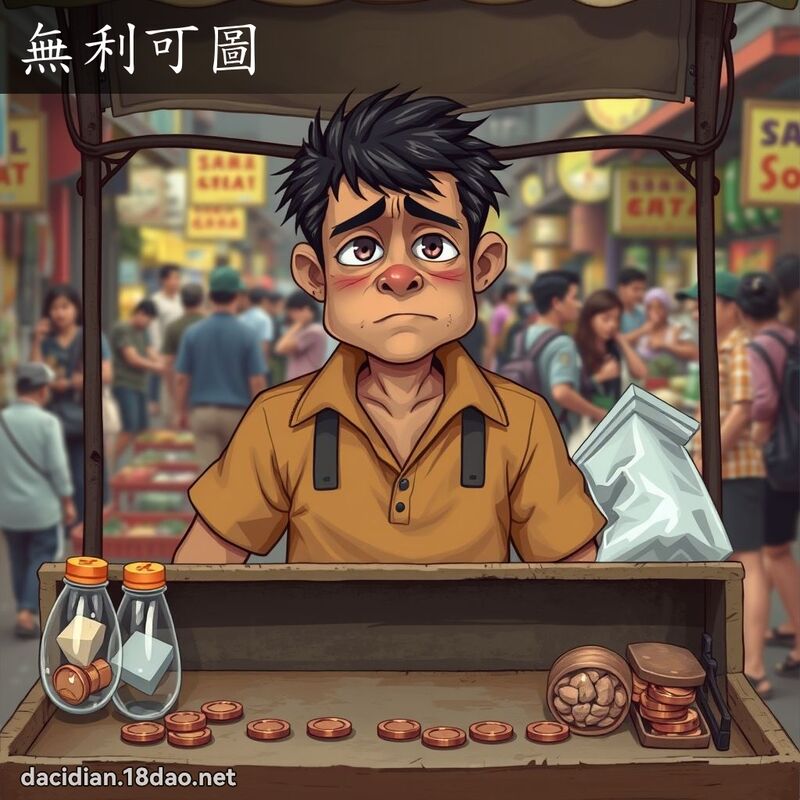 無利可圖 - 國語大辭典配圖
