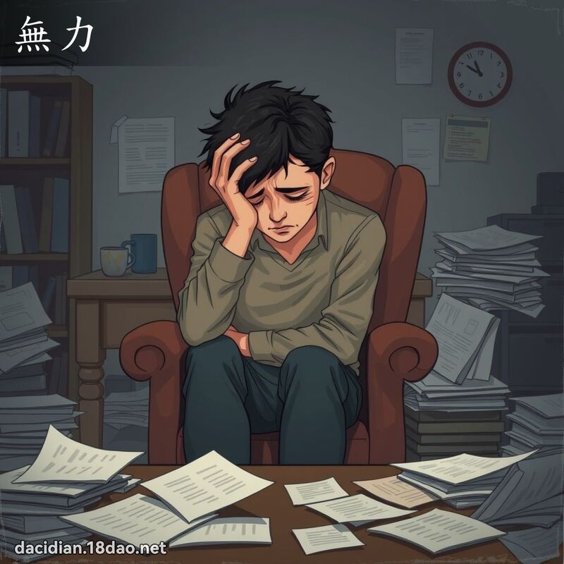 無力 - 國語大辭典配圖