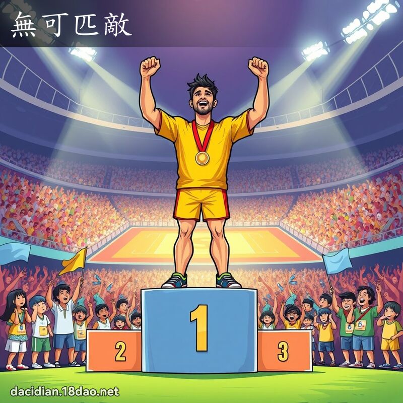 無可匹敵 - 國語大辭典配圖